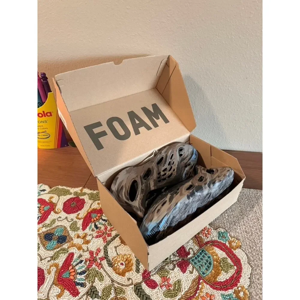 adidas Yeezy Foam RNR MX Cinder Stone Salt Mist Granite Slide Runner RNNR